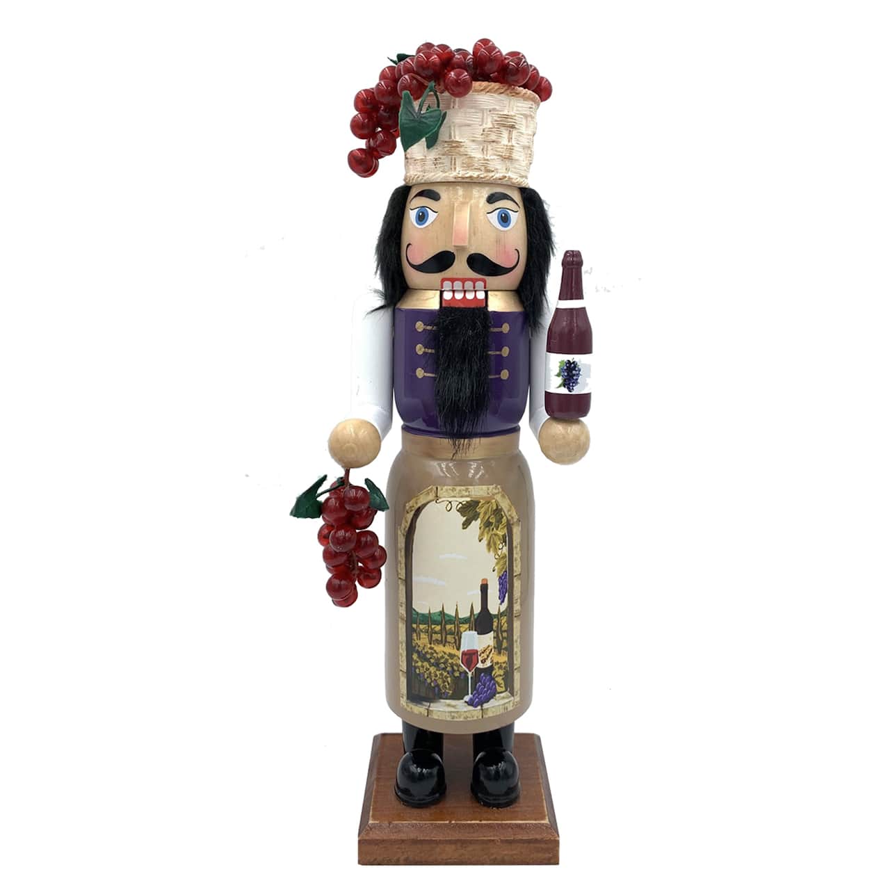Santa's Workshop 14.5" Tuscan Wine Nutcracker